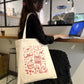 The Billets-Doux Canvas illustrated tote bag, view 2