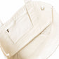 Savannah Structured Tote Natural canvas and jute travel tote bag, view 5